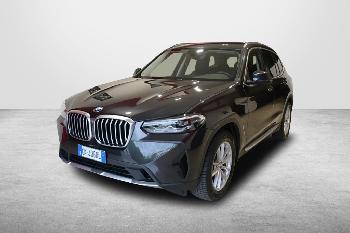 BMW X3 18d 150cv steptronic 48v s-drive business advantage ( fari led adattivi - pelle - clima trizona - cruise - navi - mirror - park assistant - telecamera post. - cerchi 18 ) km 36000