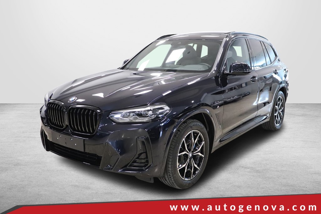 BMW X3 s drive 18d 136cv steptronic m sport ( cruise - fari led - navi - pelle - tetto panoramico apr. - pdc - telecamera post. - cerchi 19 - mirror - clima trizona )