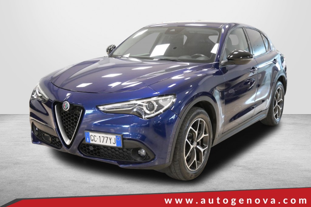 ALFA ROMEO Stelvio 2.2 turbodiesel 190cv at8 q4 business ( navi - pdc - fari bixeno - paddles al volante - cerchi 19 - telecamera post. - adaptive cruise control - mirror ) km 17000