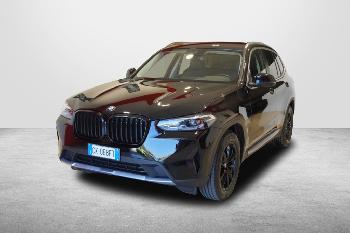 BMW X3 18d 150cv steptronic 48v s-drive business advantage ( fari led - pelle - clima trizona - cruise - navi - mirror - park assistant - telecamera post. - cerchi 18 ) km 35000