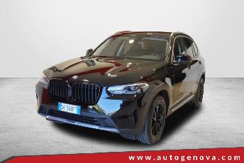 BMW X3 18d 150cv steptronic 48v s-drive business advantage ( fari led - pelle - clima trizona - cruise - navi - mirror - park assistant - telecamera post. - cerchi 18 ) km 35000