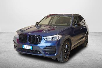 BMW X3 20d 190cv steptronic 48v x-drive business advantage ( fari led - pelle - clima trizona - cruise - navi - carplay - park assistant - telecamera post. - cerchi 18 )