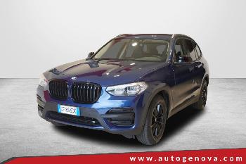 BMW X3 20d 190cv steptronic 48v x-drive business advantage ( fari led - pelle - clima trizona - cruise - navi - carplay - park assistant - telecamera post. - cerchi 18 )