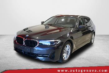 BMW 518d touring 136cv steptronic 48v business advantage ( fari led adattivi - bmw digital cockpit - active cruise - pelle - ambient lights - navi - mirror - park assistant - telecamera post. )